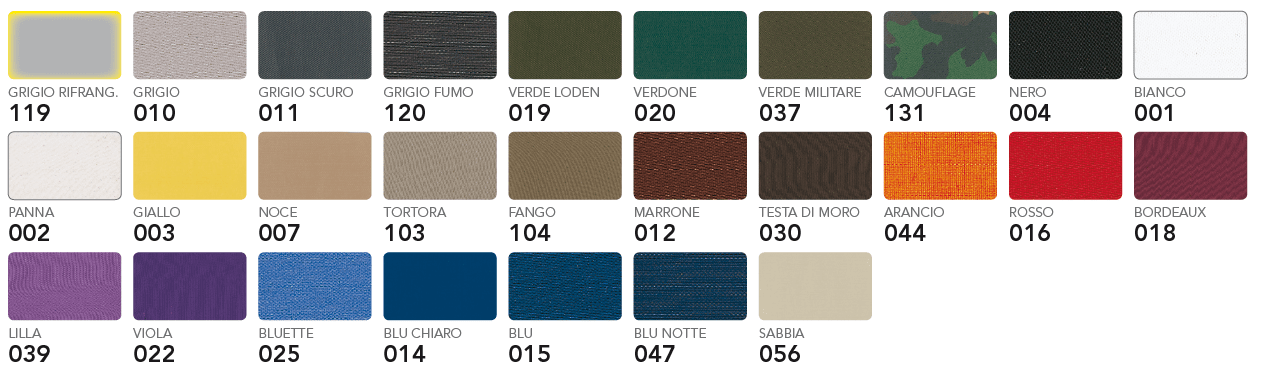 Copristrappi Marbet_123_colori