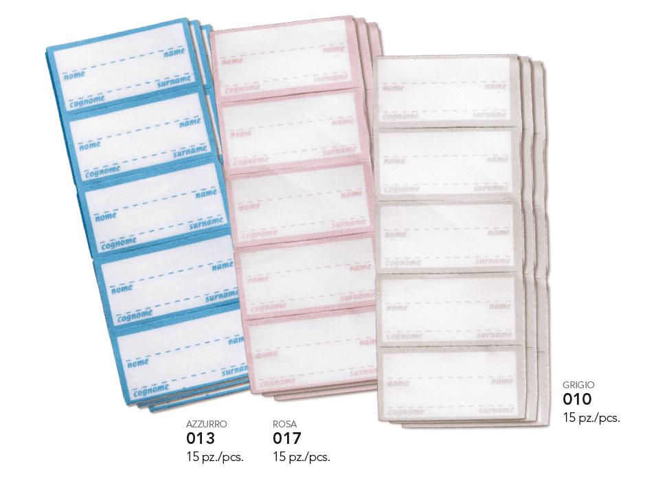 Colori etichette personalizzabili termoadesive Marbet_310