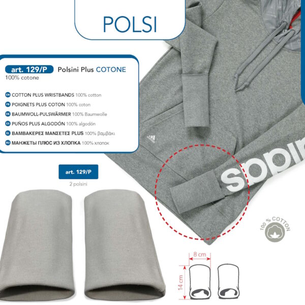 POLSI MAGLIA COTONE 129-P